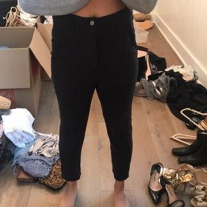Zara black high waist pants